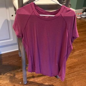Large pink workout shirt